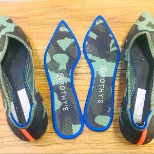 Rothy’s The Point Size 9.5 Camouflage